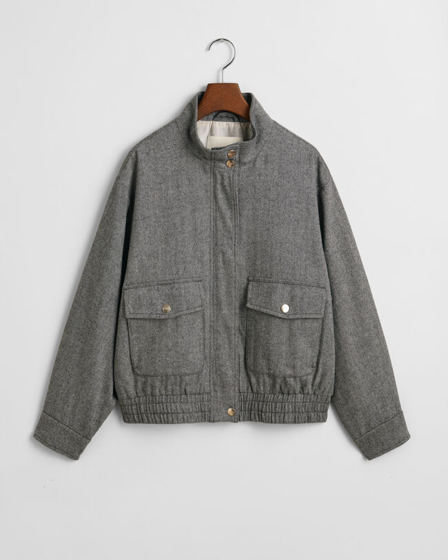 Structured Harrington Jacket