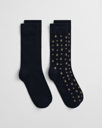 2er-Pack Paisley Socken mit Muster in Geschenkbox