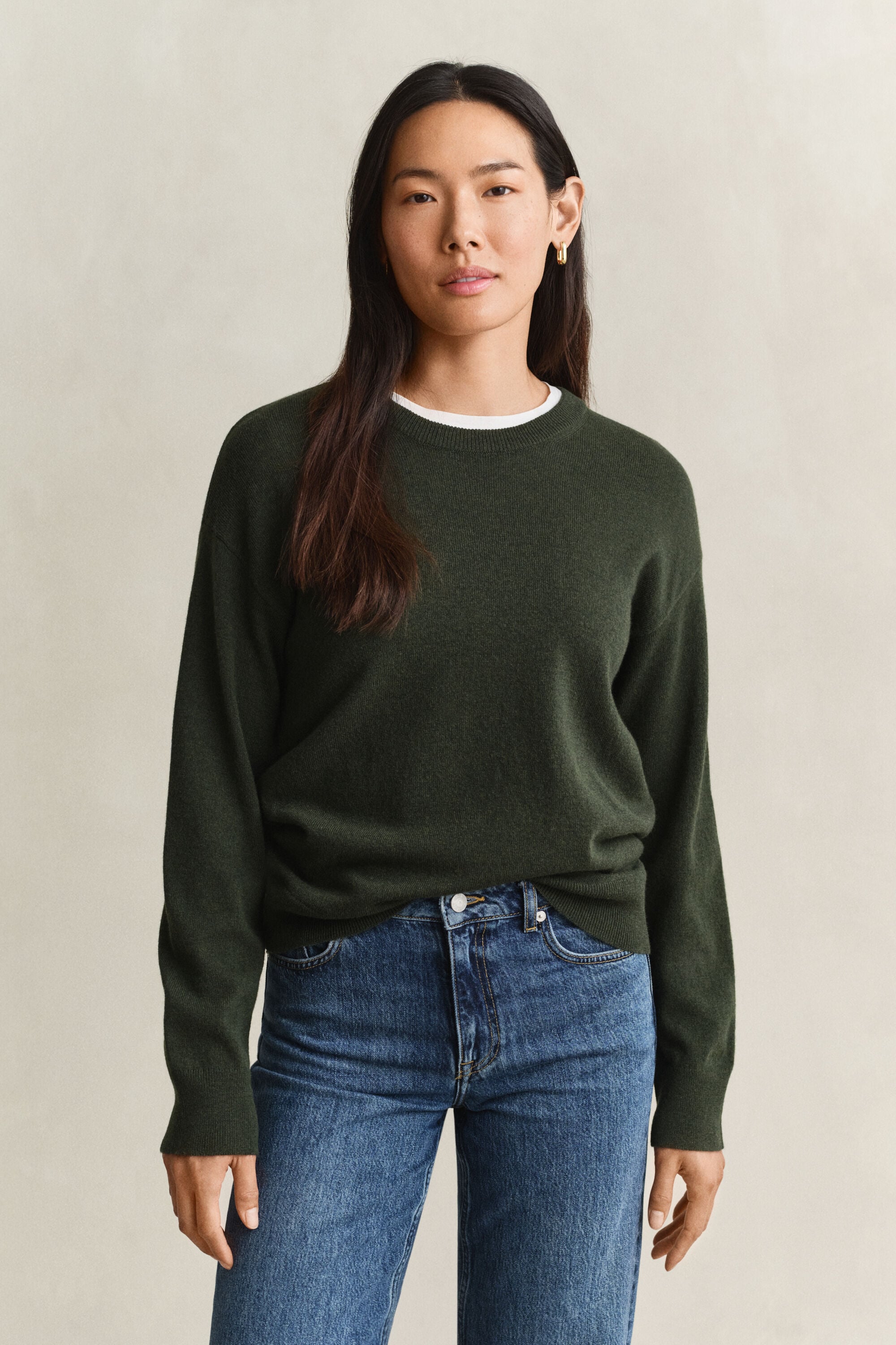 Superfine Lambswool Rundhalspullover