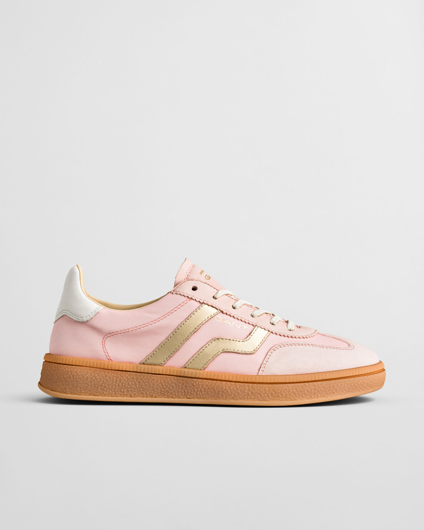 Cuzima Sneaker aus Satin und Veloursleder