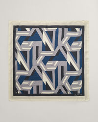 Seidenschal mit Buchstaben-Print