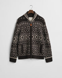 Jacquard Strickjacke