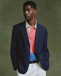 Hopsack Sakko aus Wolle