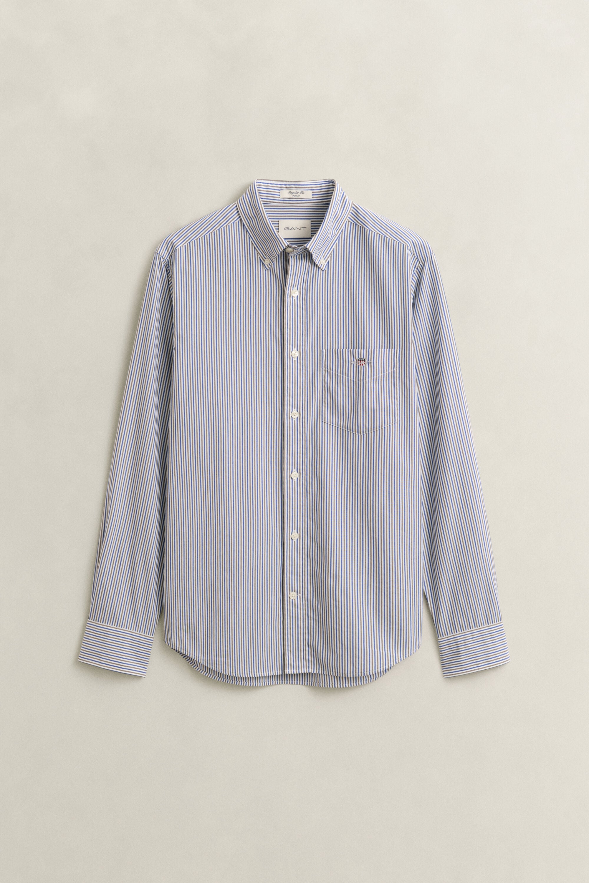 Camicia in popeline a righe