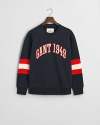 Color Blocked Rundhals-Sweatshirt