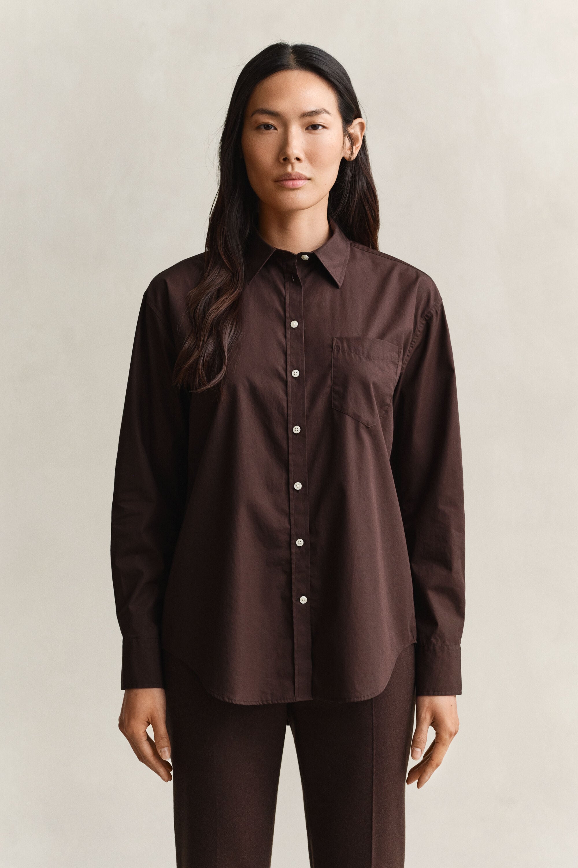 Relaxed Fit Classic Poplin Shirt