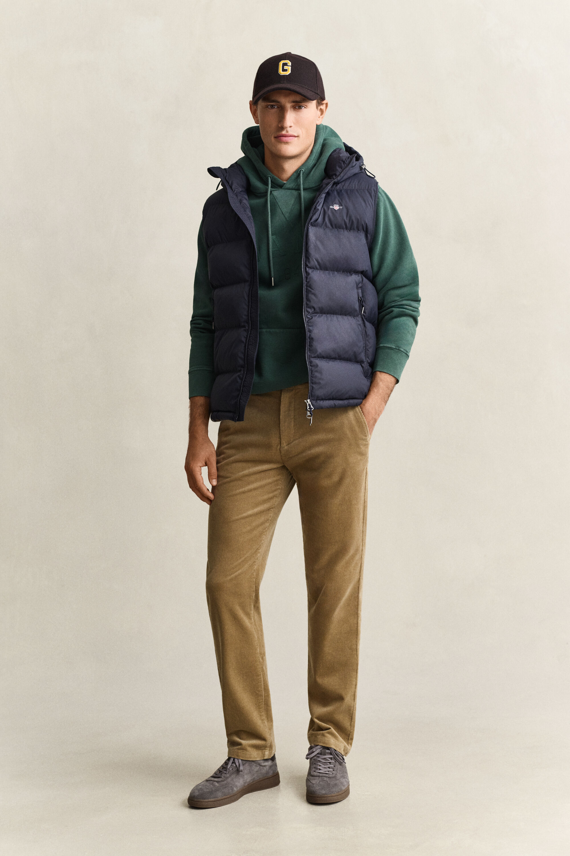 Regular Fit Cord Chinohose