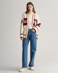 GANT Varsity V-Neck Strickjacke