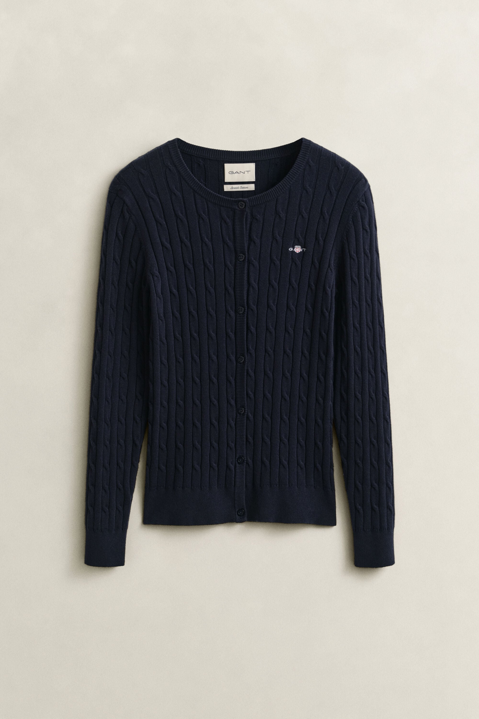 Cardigan en maille torsadée