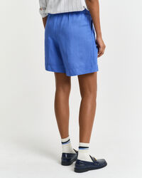 Relaxed Fit Leinenmix Pull-On Shorts