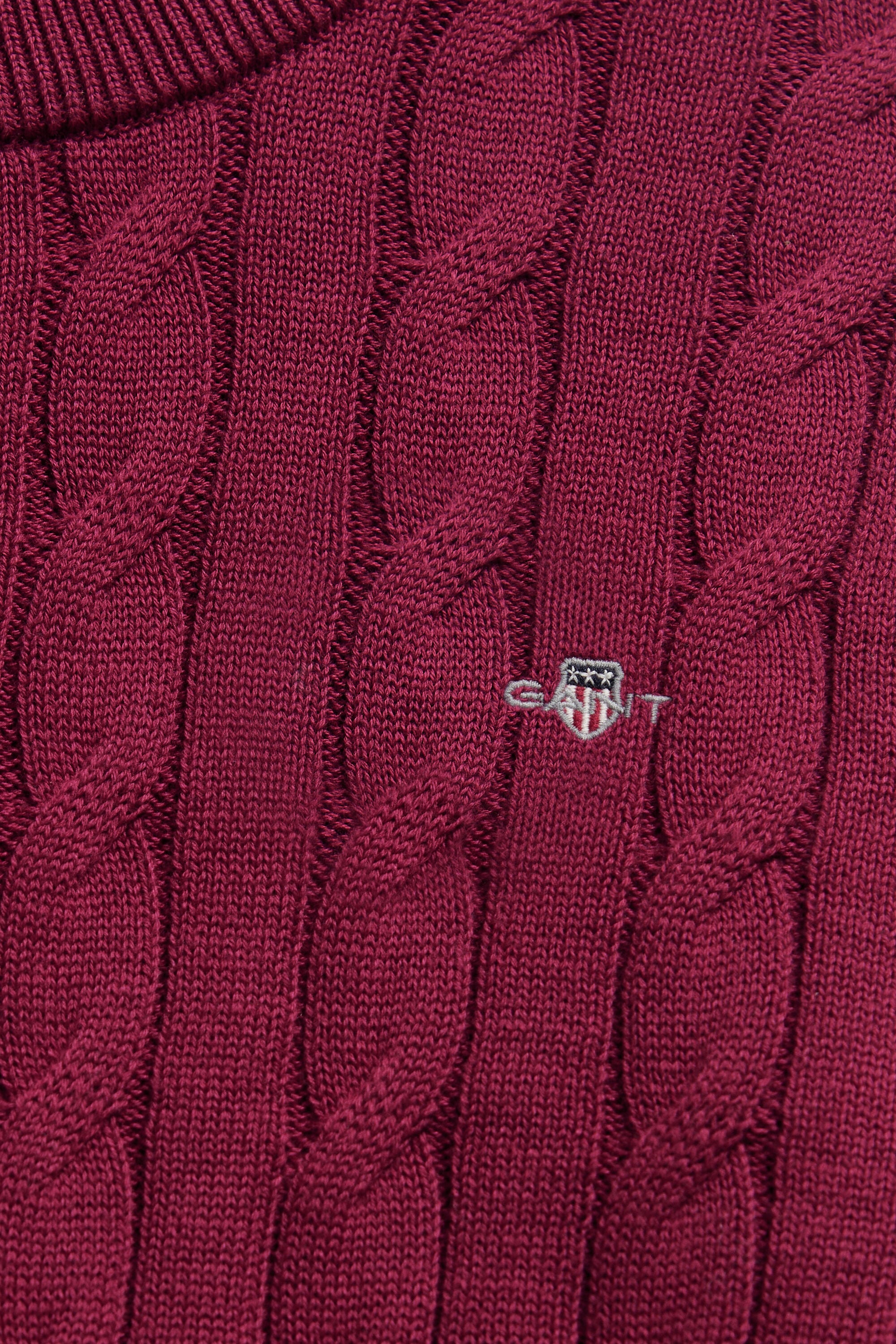 Teen Girls Shield Zopfstrickpullover