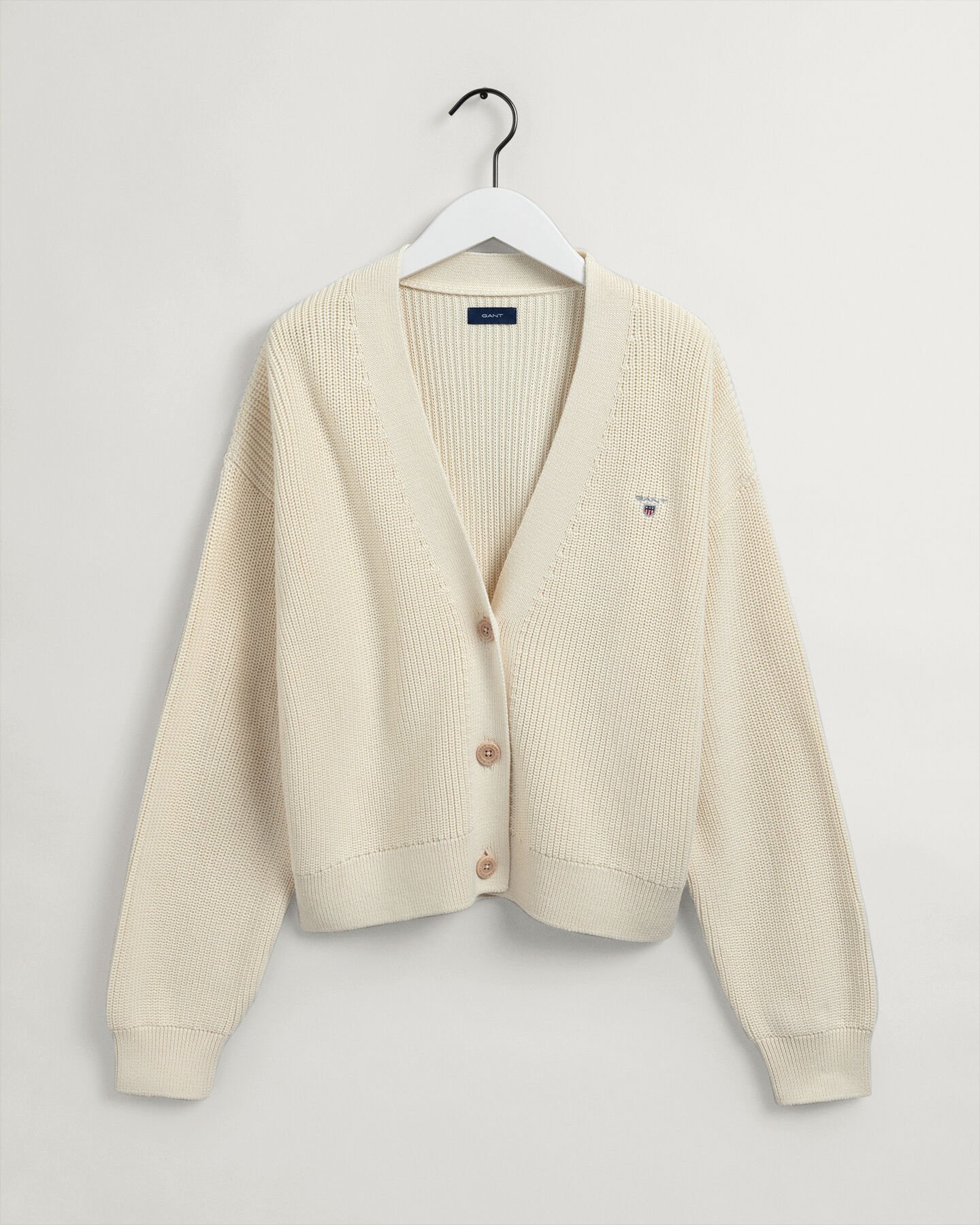 Teen Girls Gerippte Strickjacke