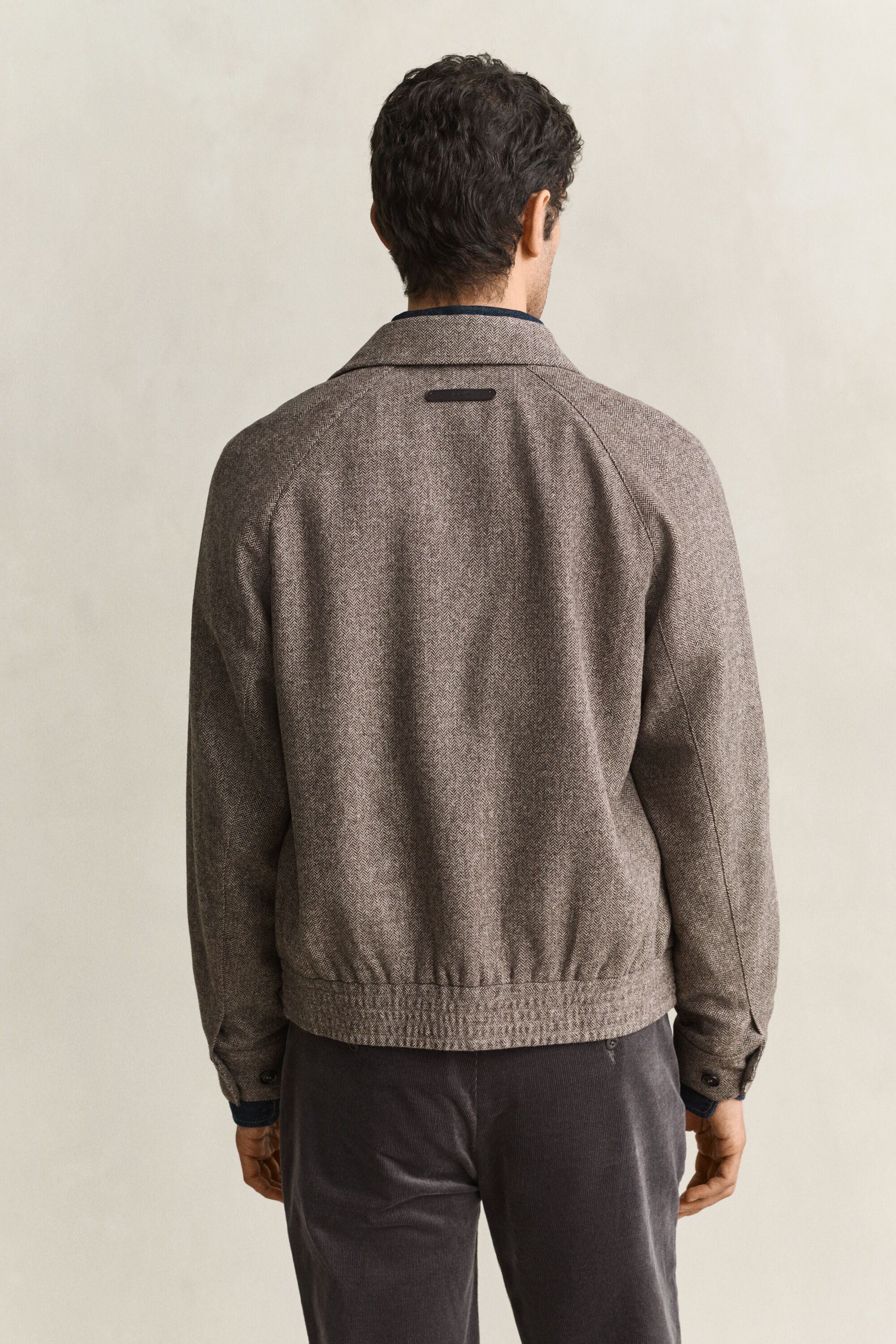 Wool Blend Windcheater Jacket