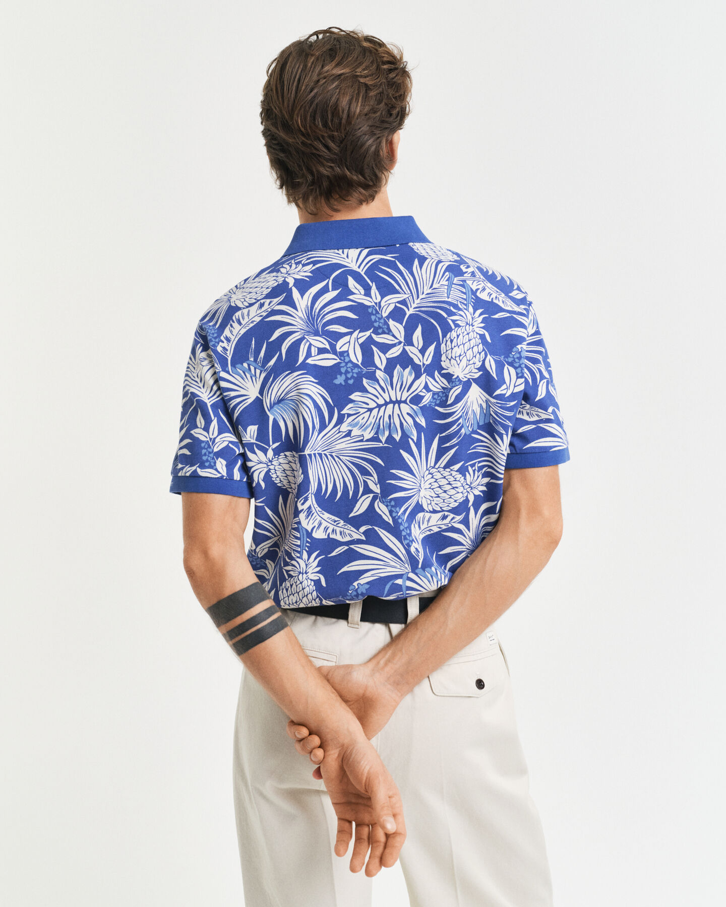 Tropical Print Poloshirt