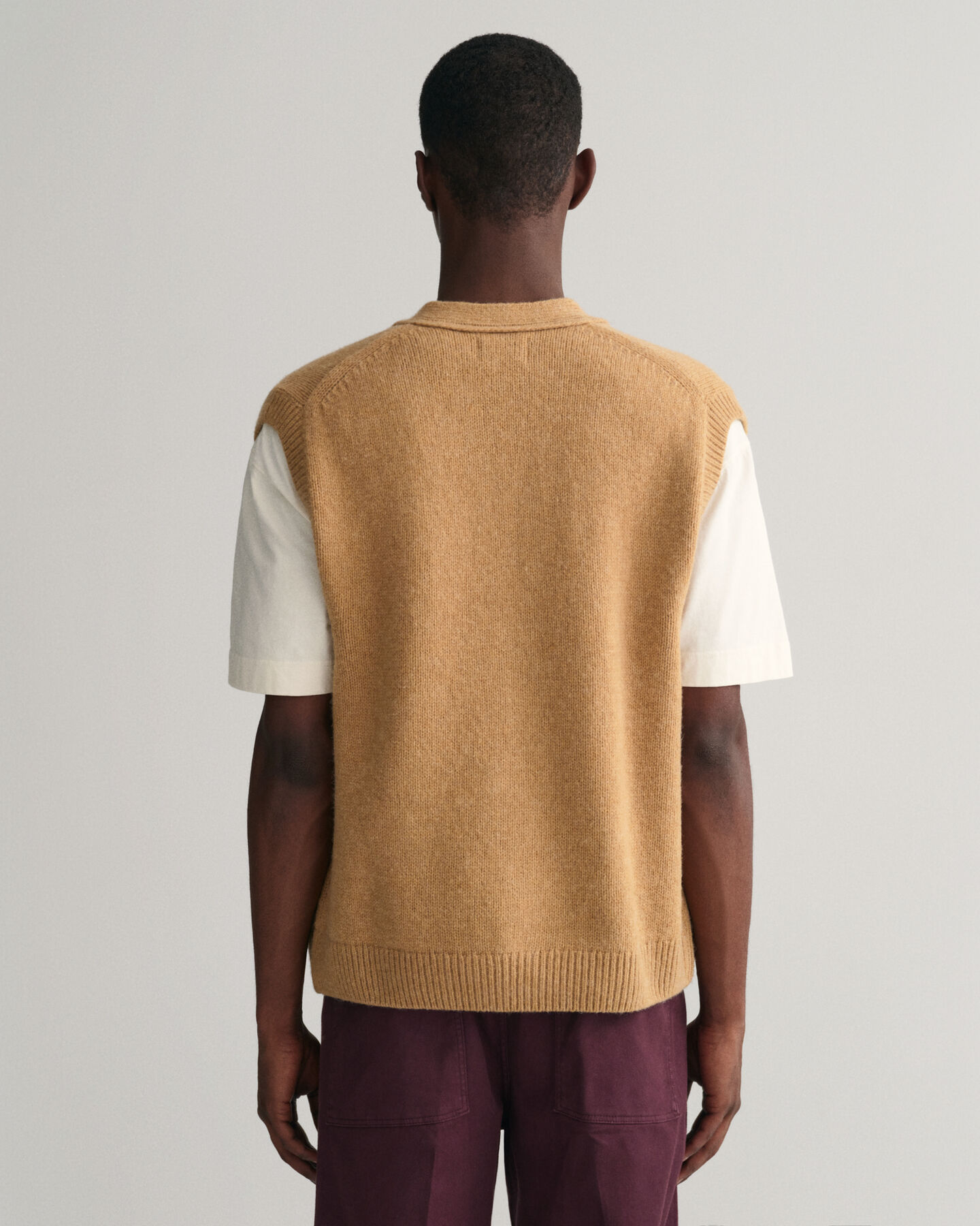 Geknöpfte Weste aus weicher Wolle