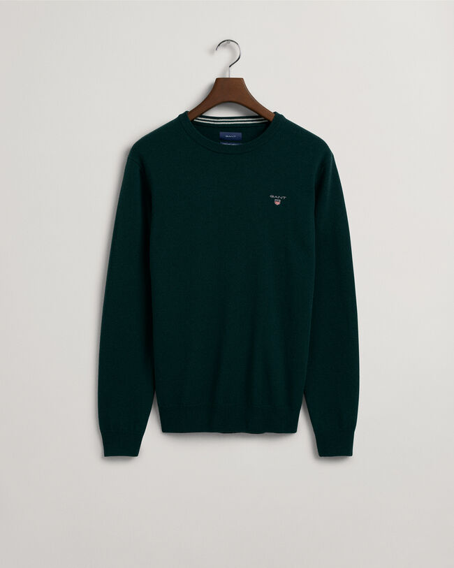 Rundhalspullover aus Super Fine Lambswool