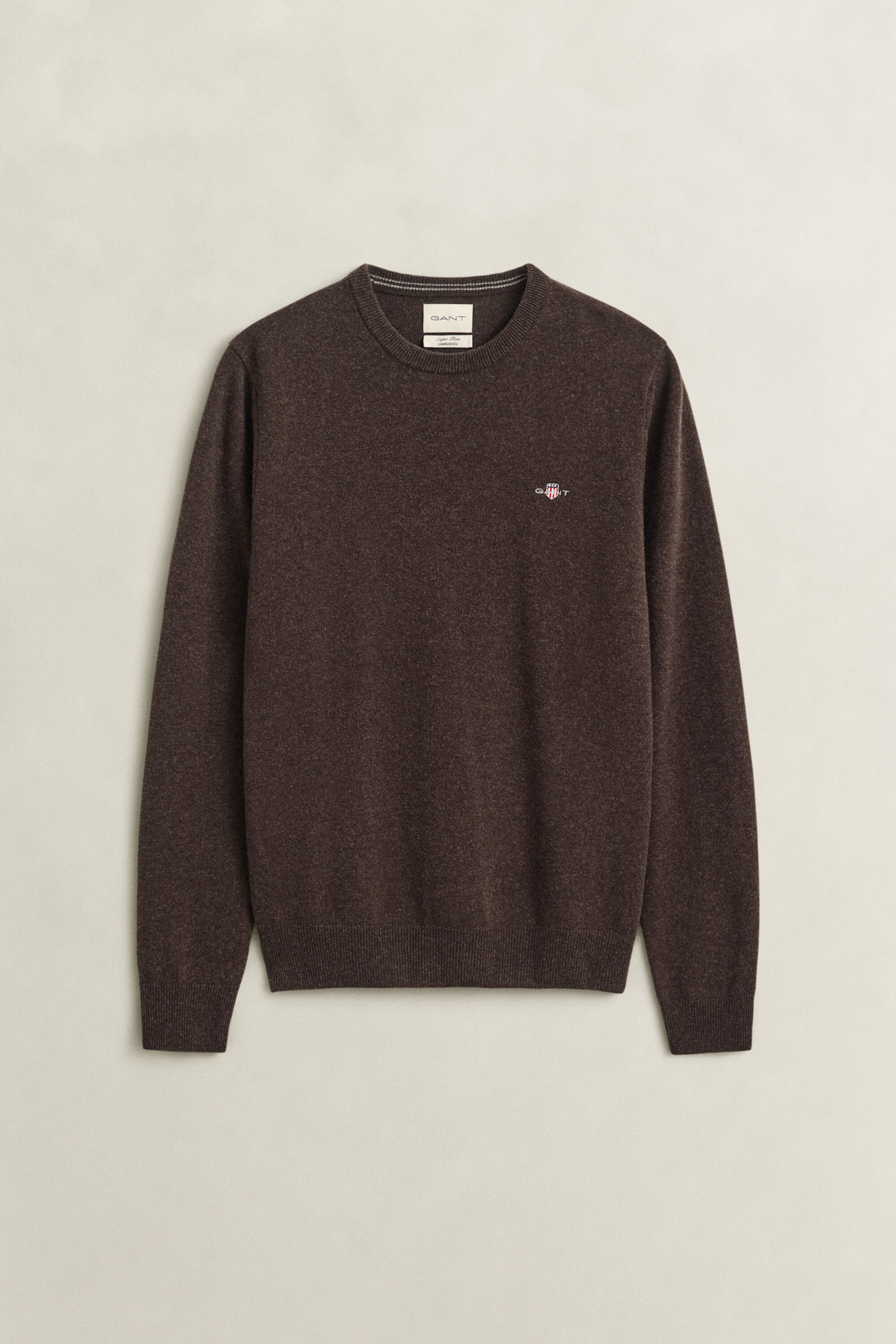Rundhalspullover aus Lambswool