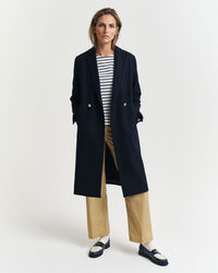 T-Shirt mit 3/4-&Auml;rmeln und Marinestreifen