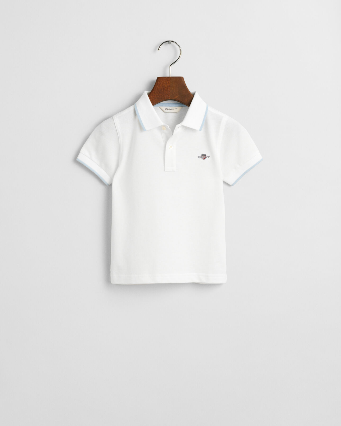 Kids GANT Piqu&eacute; Poloshirt mit Streifen