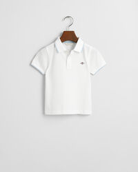 Kids GANT Piqu&eacute; Poloshirt mit Streifen