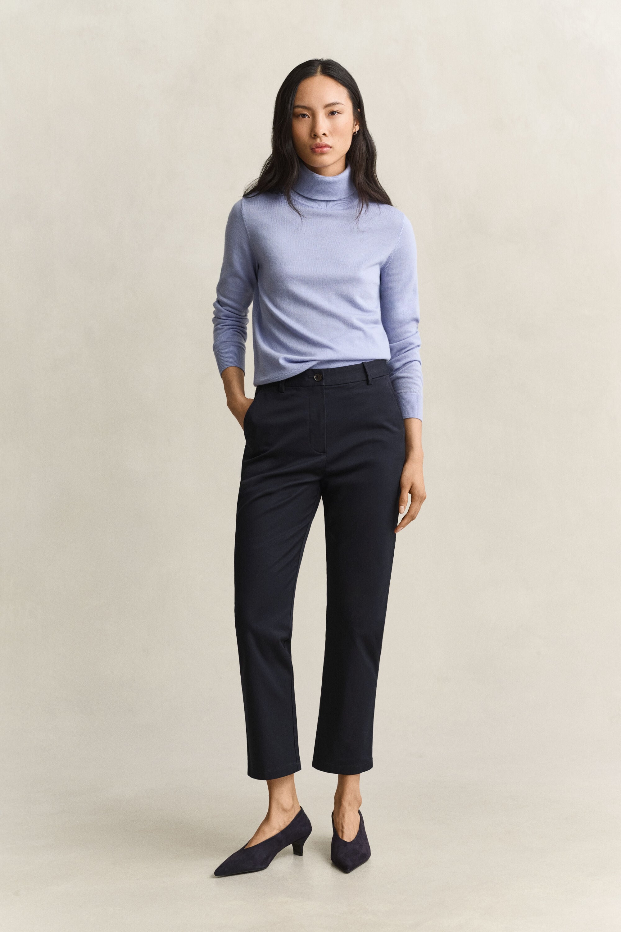 Classic Slim Fit Chinohose