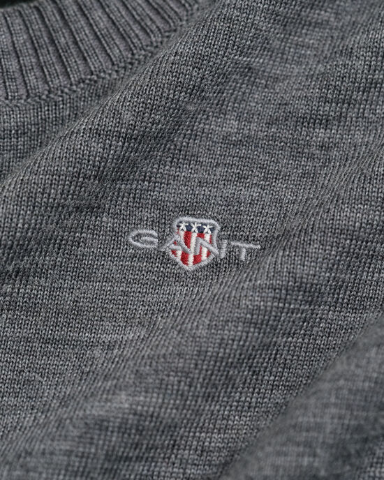 Kids Rundhalspullover aus extrafeiner Merinowolle