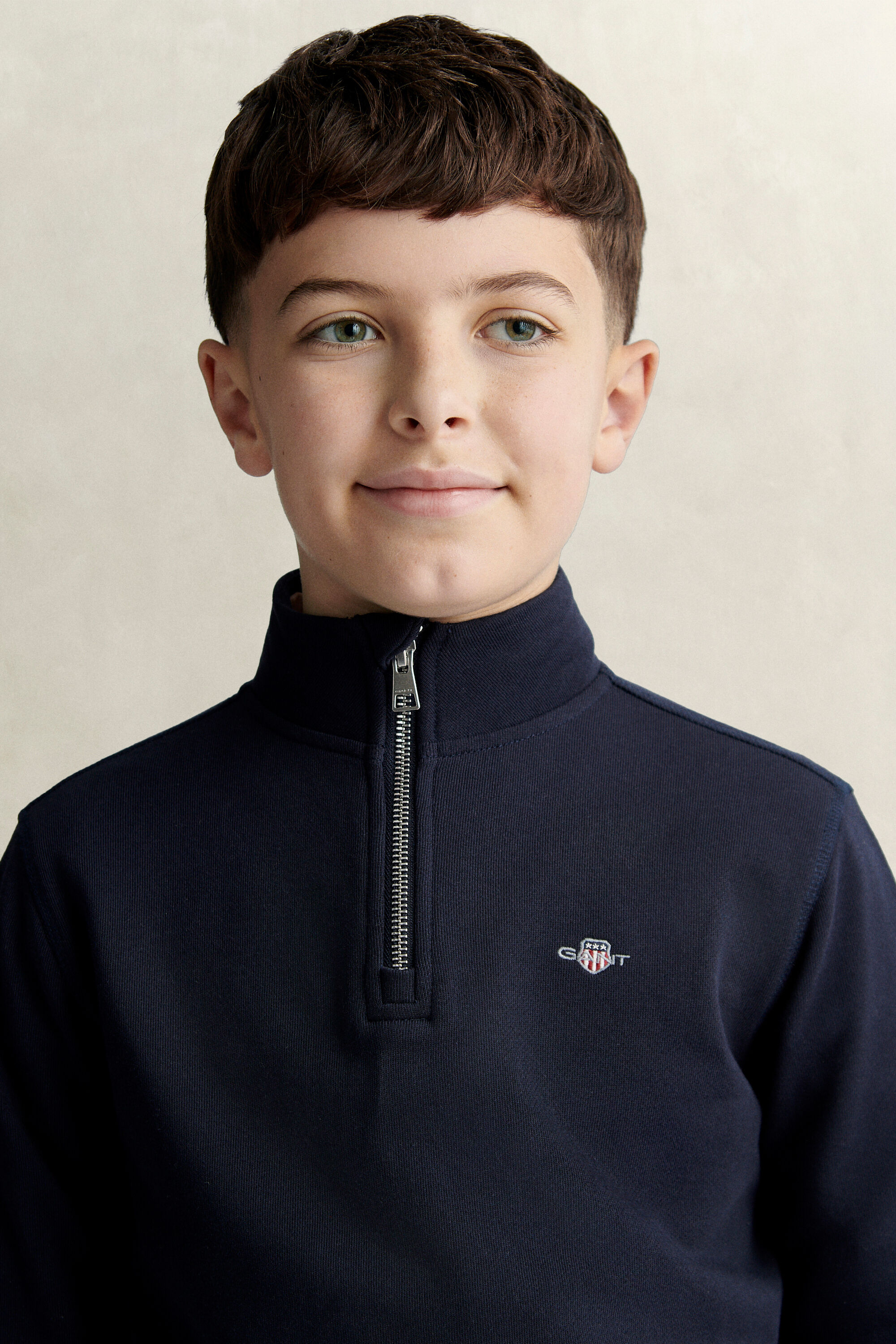 Felpa Shield con zip corta Teen Boys