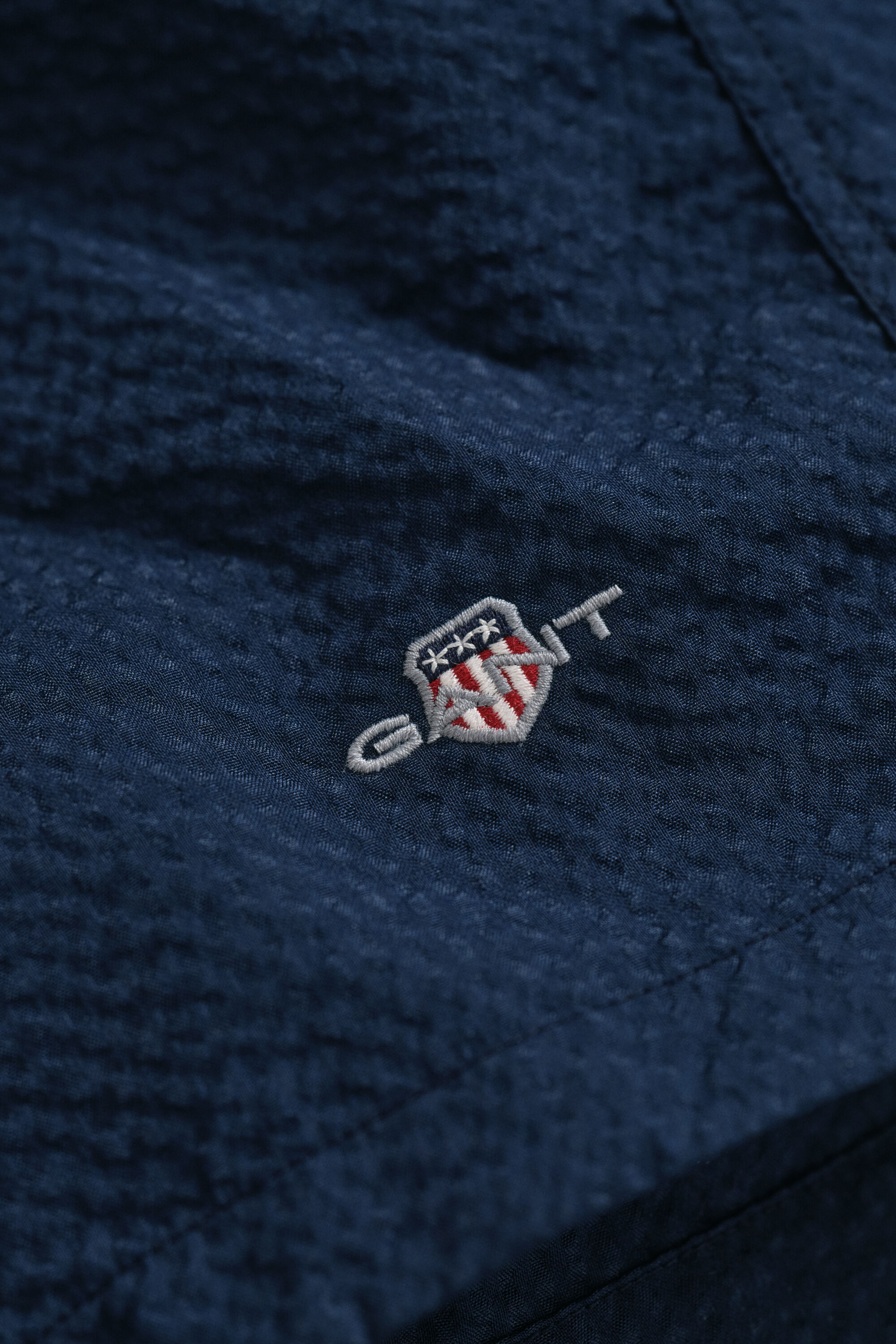 Short de bain en seersucker