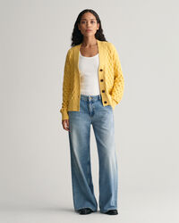 Strukturierte Strickjacke