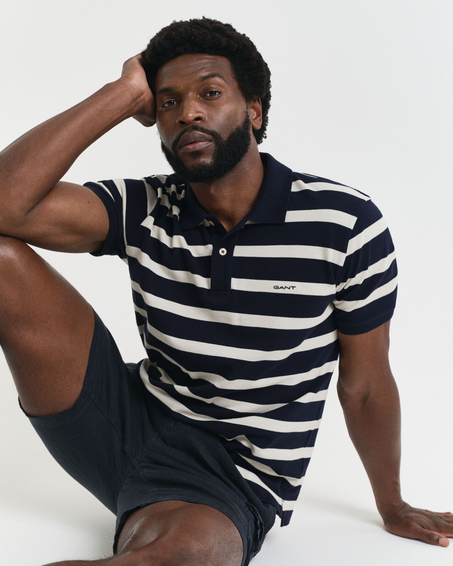 Poloshirt mit Streifen