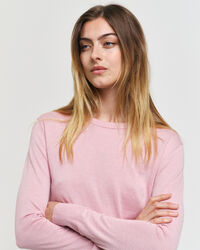 Feinstrick Rundhalspullover