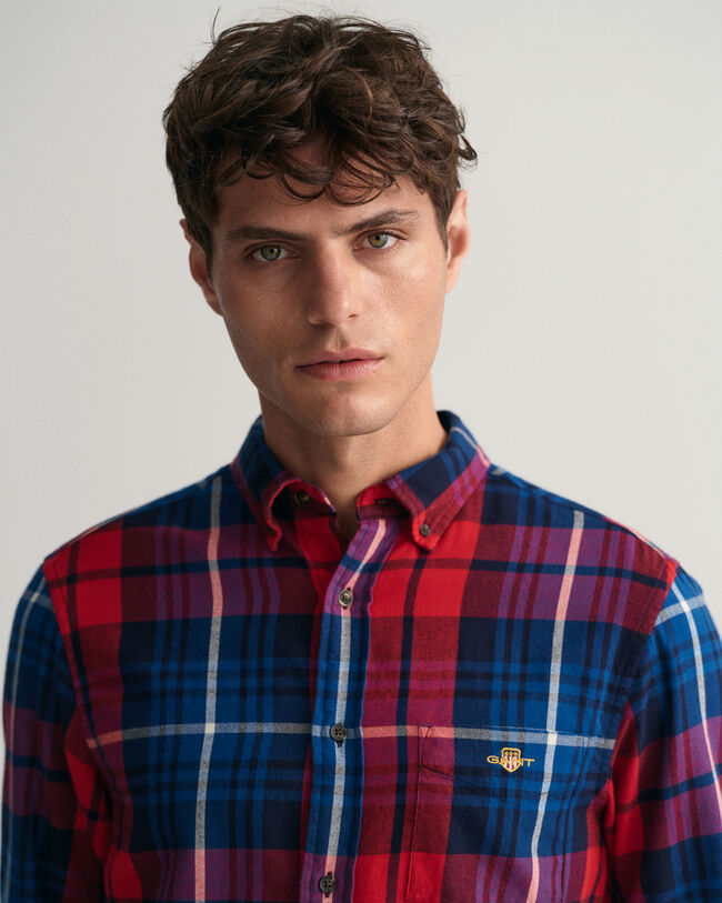 Regular Fit Tartan Flanellhemd