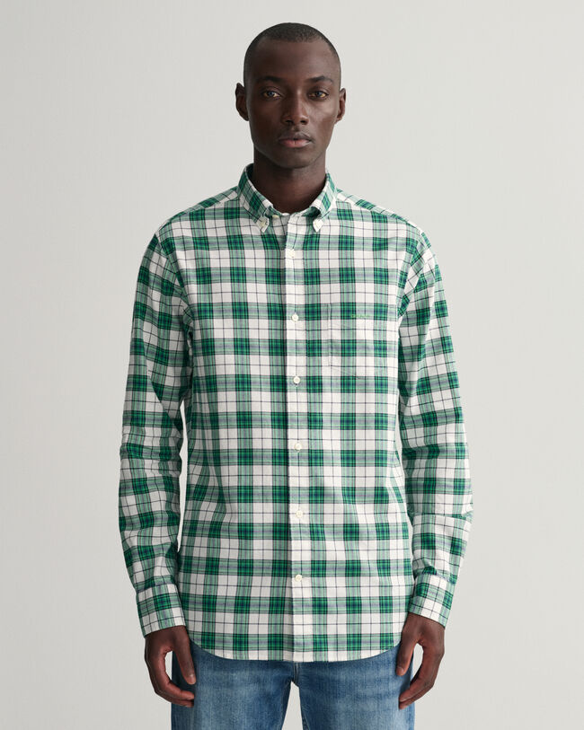 Regular Fit Oxford-Hemd mit Karomuster