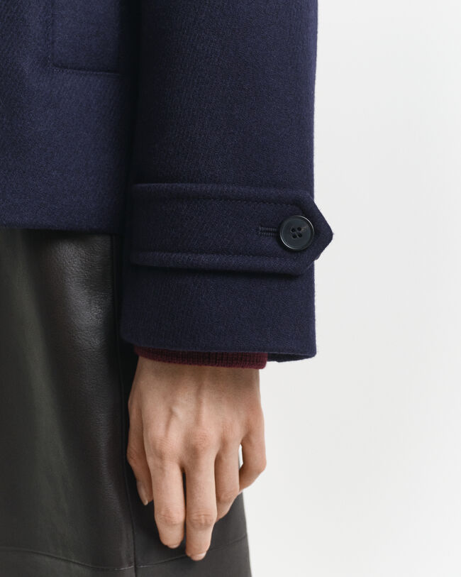 Kurzmantel aus Wollmischung