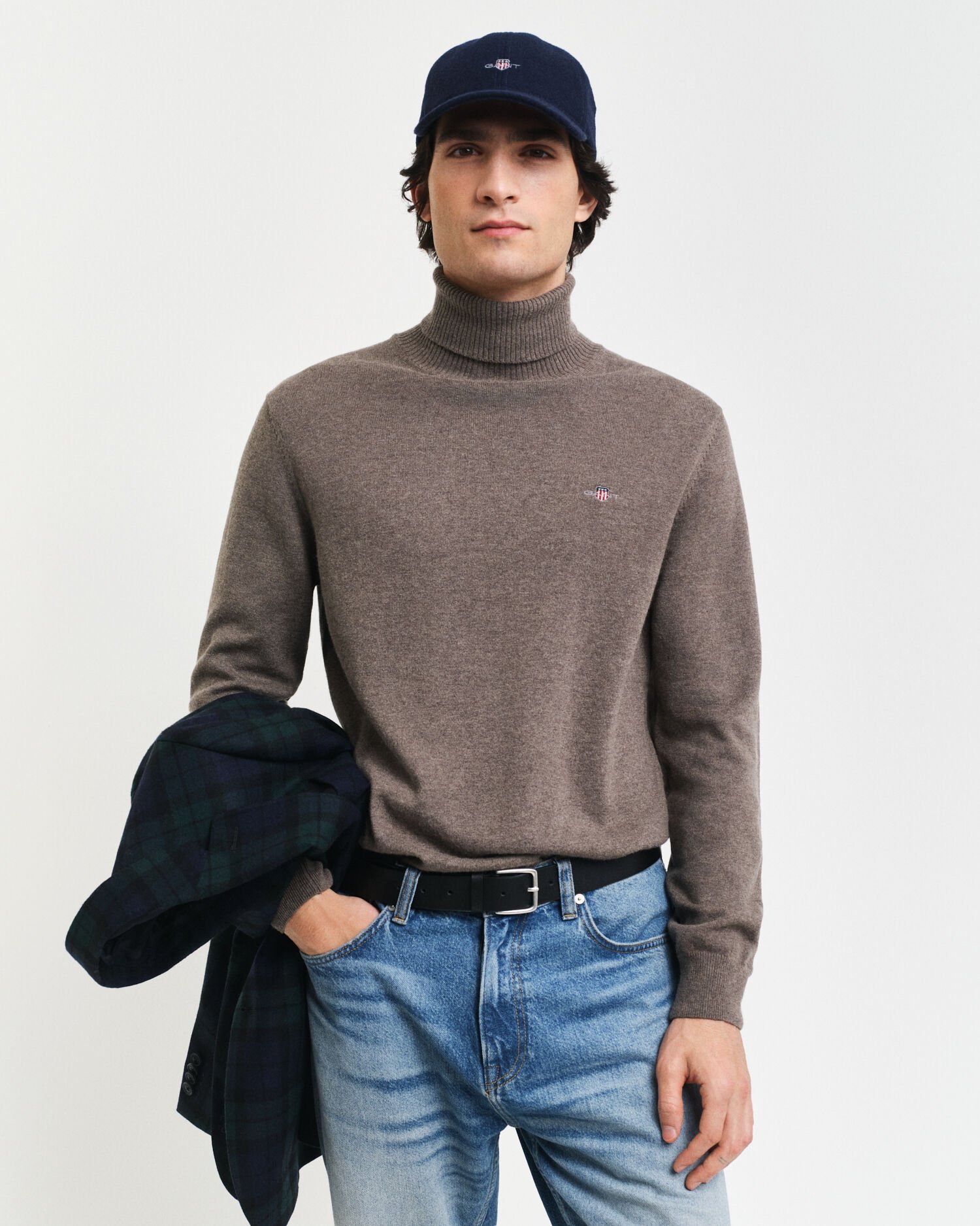 Cotton Wool Turtleneck Sweater