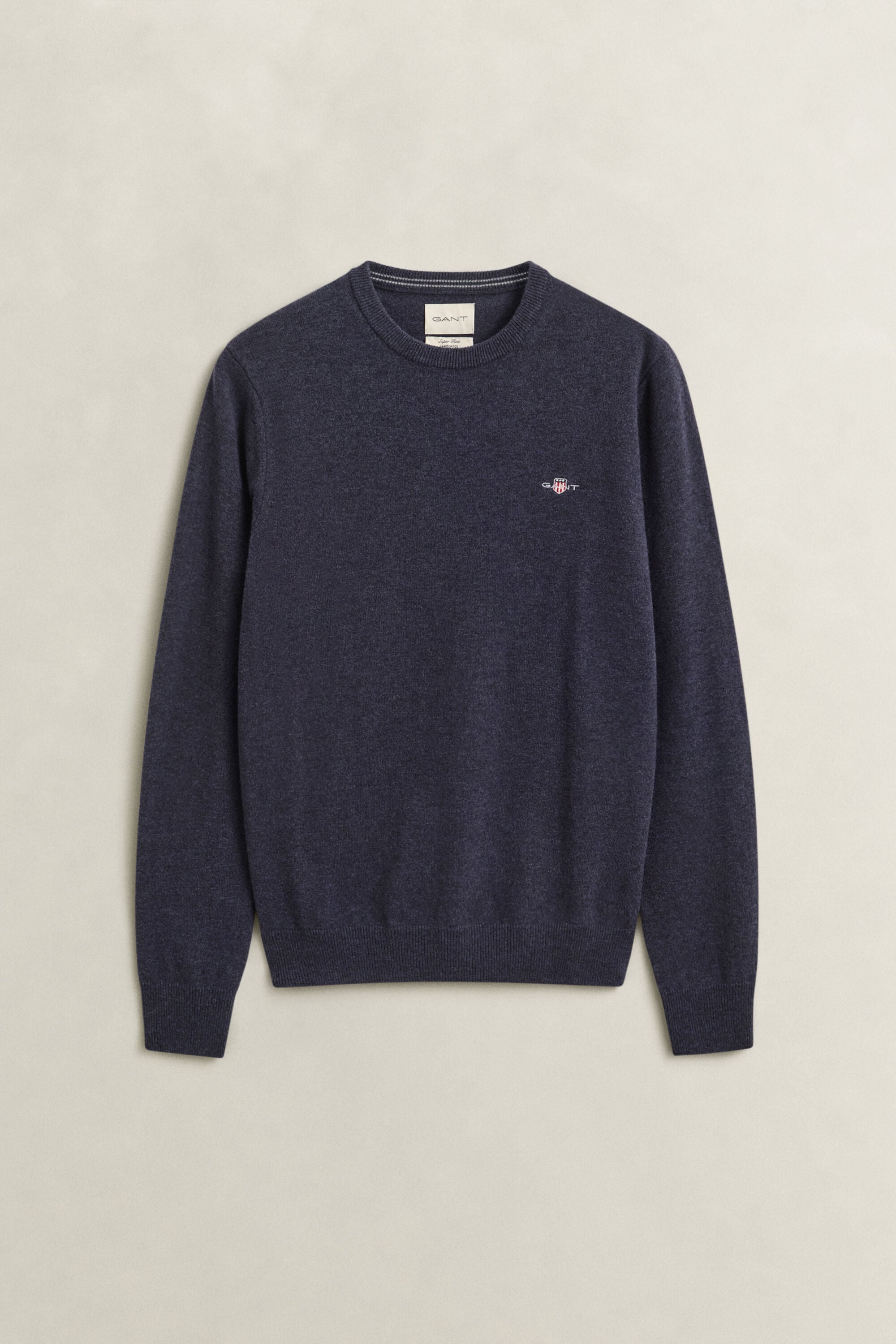 Rundhalspullover aus Lambswool