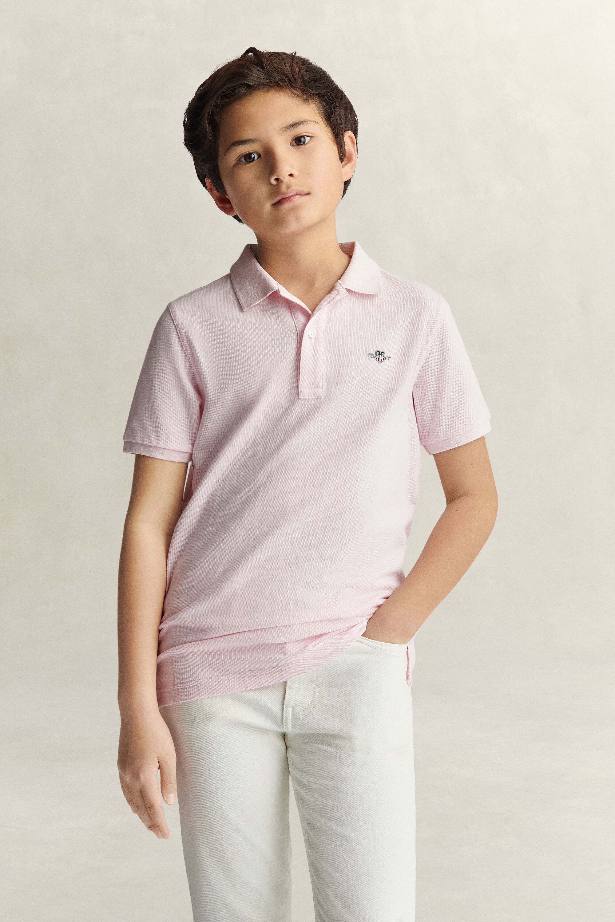 Polo Shield in piqué Teens