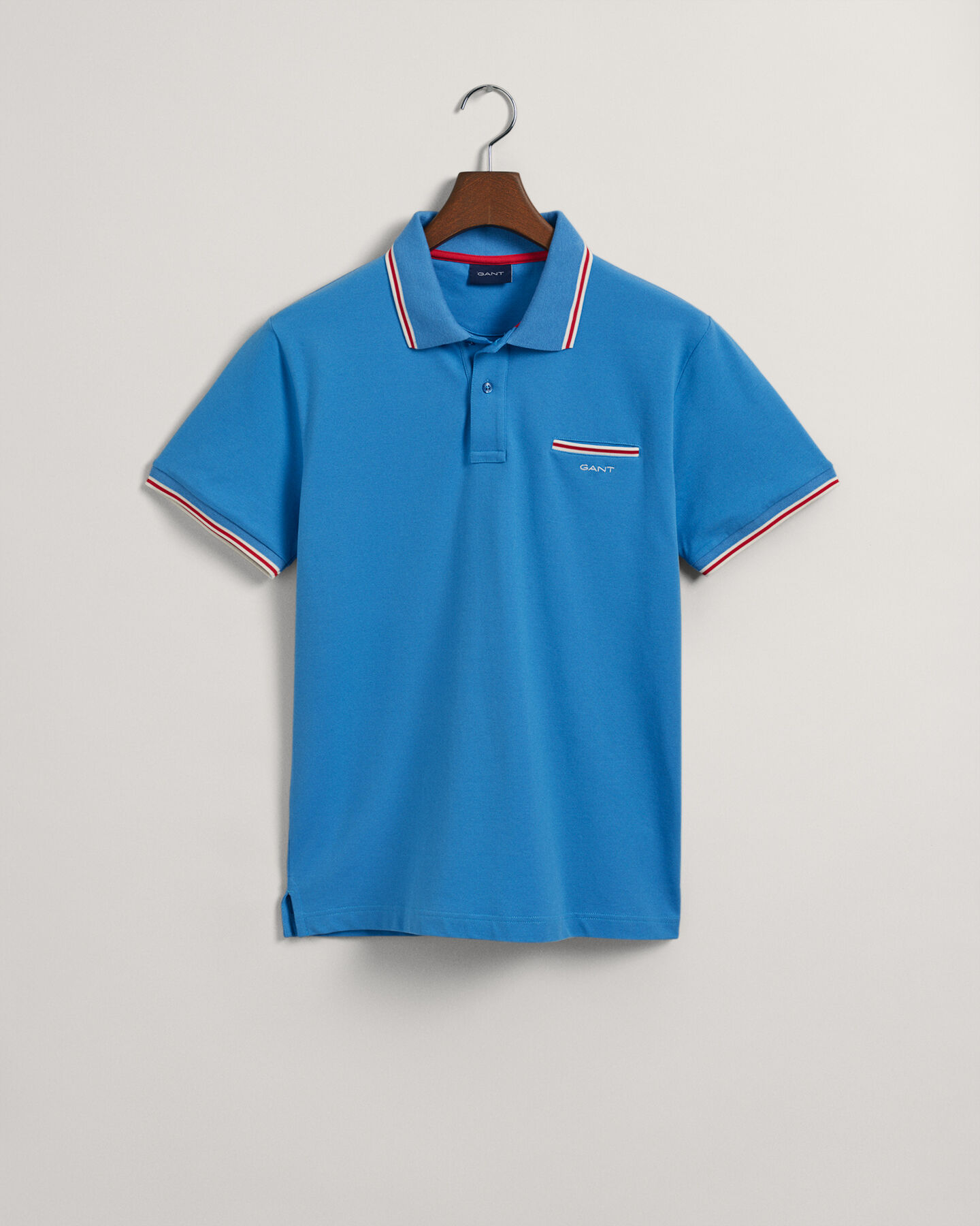 3-Color Tipped Piqu&eacute;-Poloshirt