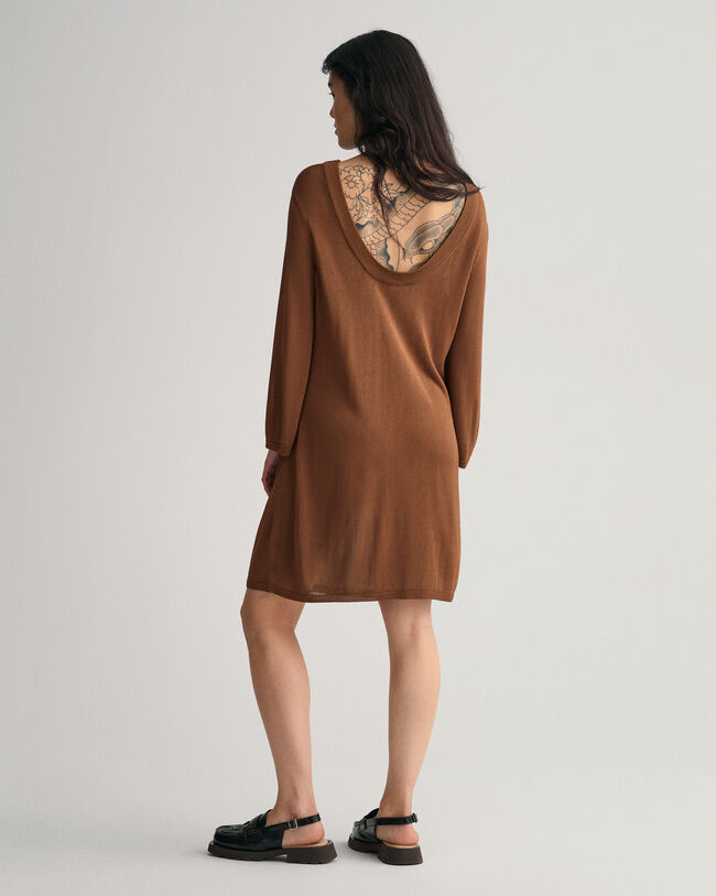 R&uuml;ckenfreies Strickkleid