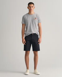 Hallden Slim Fit Twill-Shorts