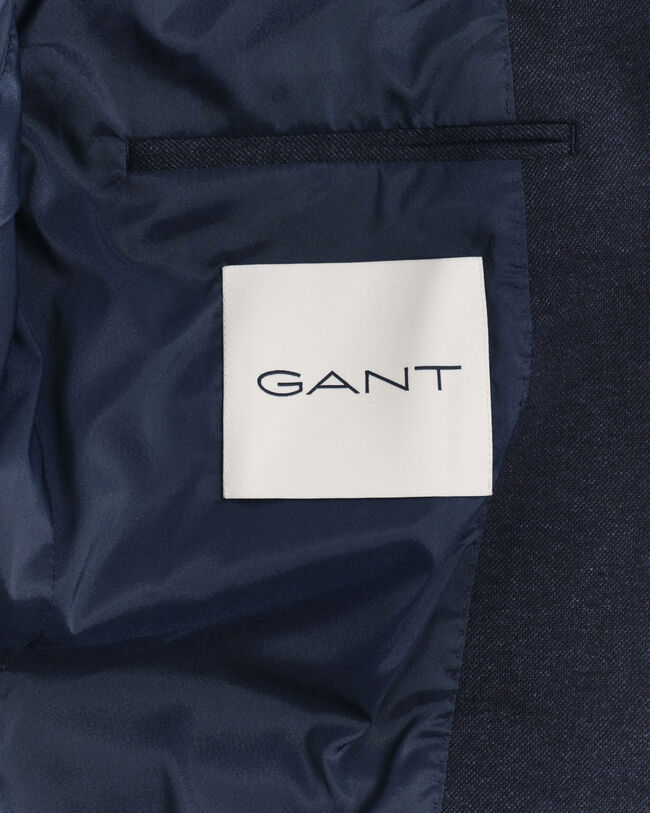 Slim Fit Two-Toned Sakko aus Jersey-Piqué