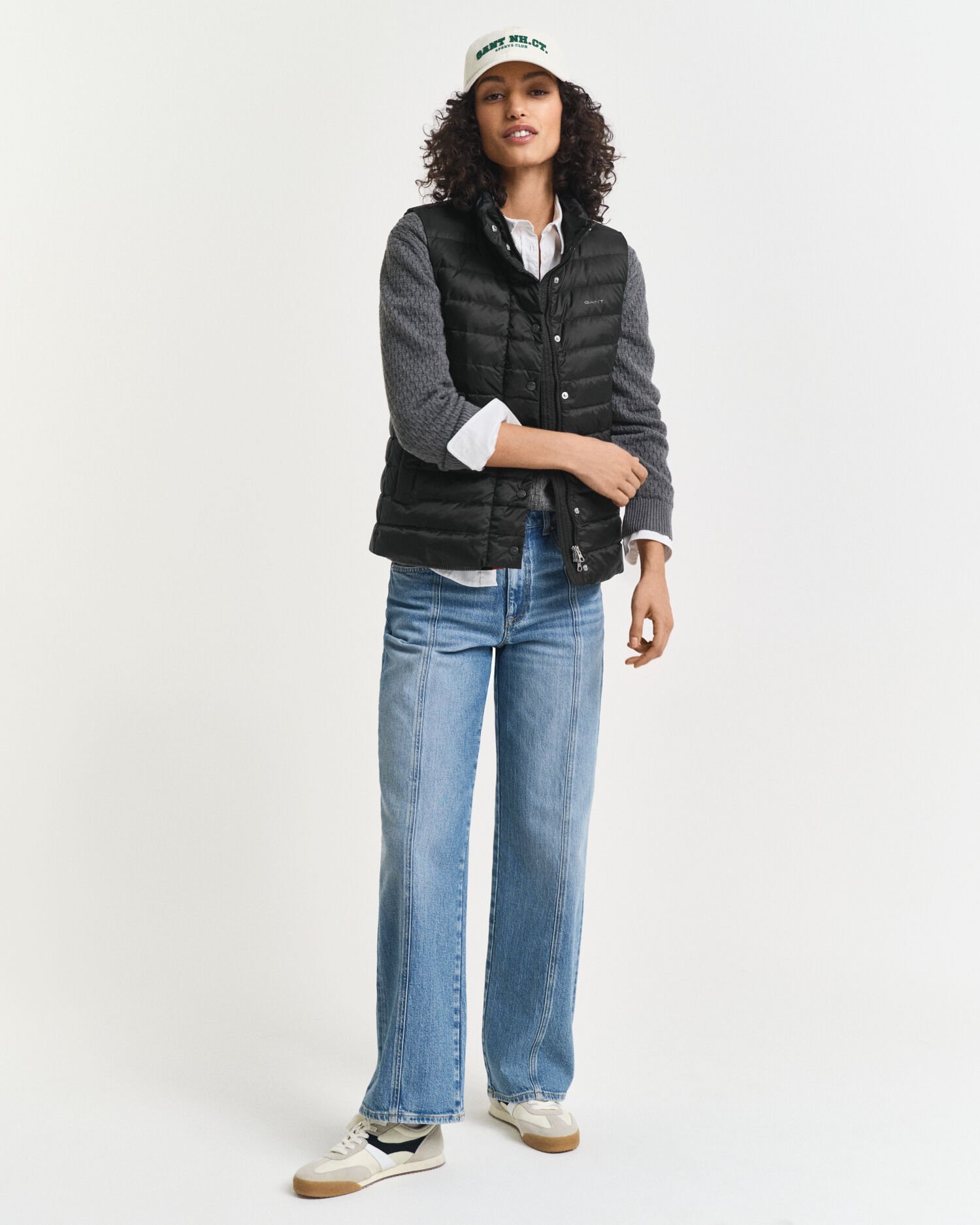 Doudoune sans manches légère en duvet