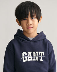 Kids GANT Arch Script Hoodie