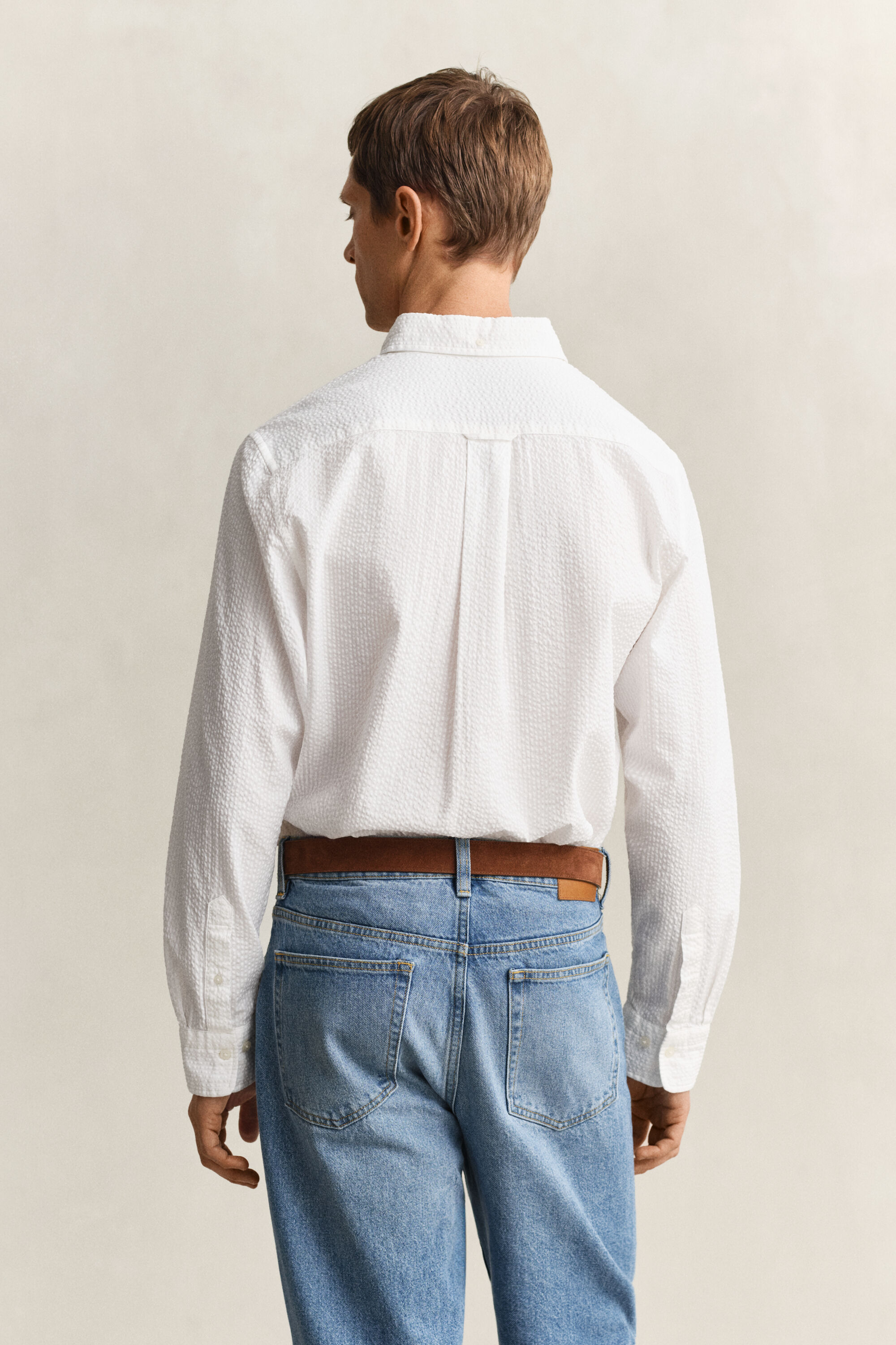 Camicia seersucker regular fit