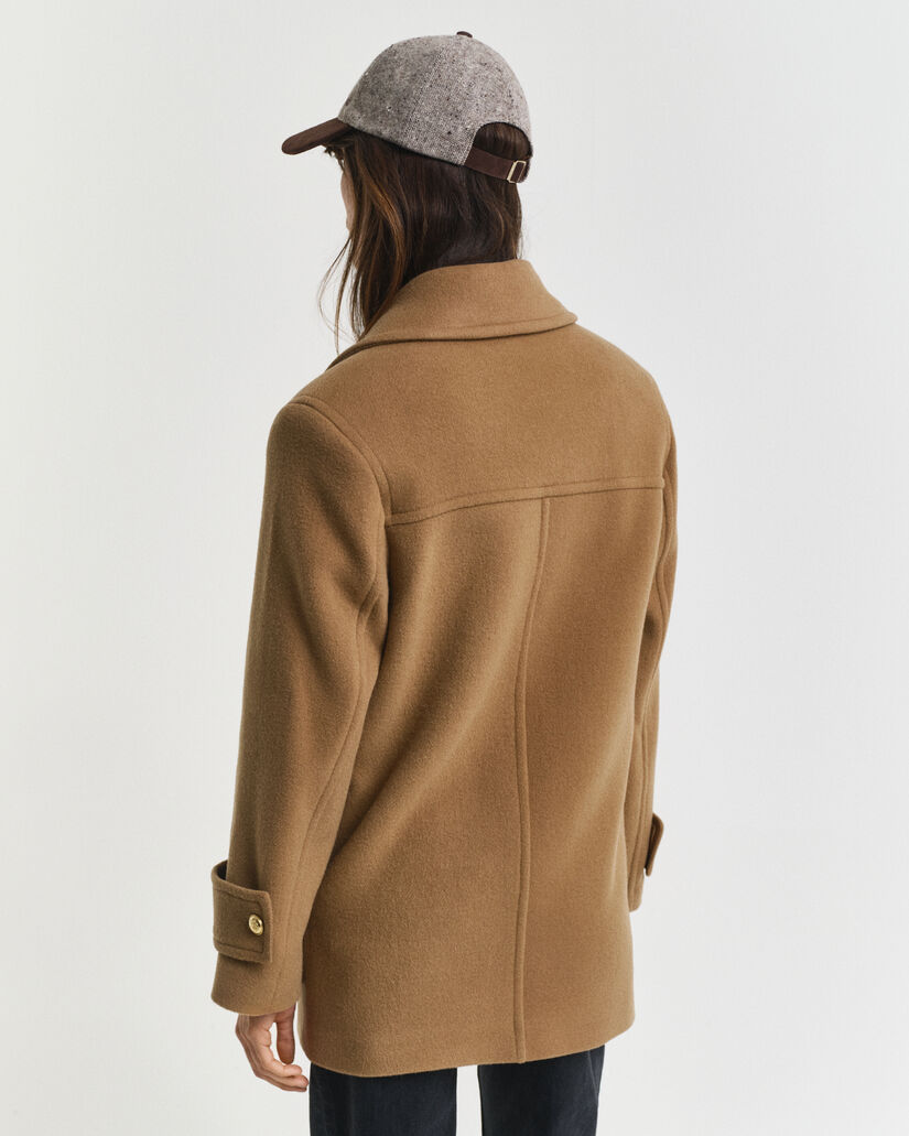 Mittellanger Caban aus Wolle