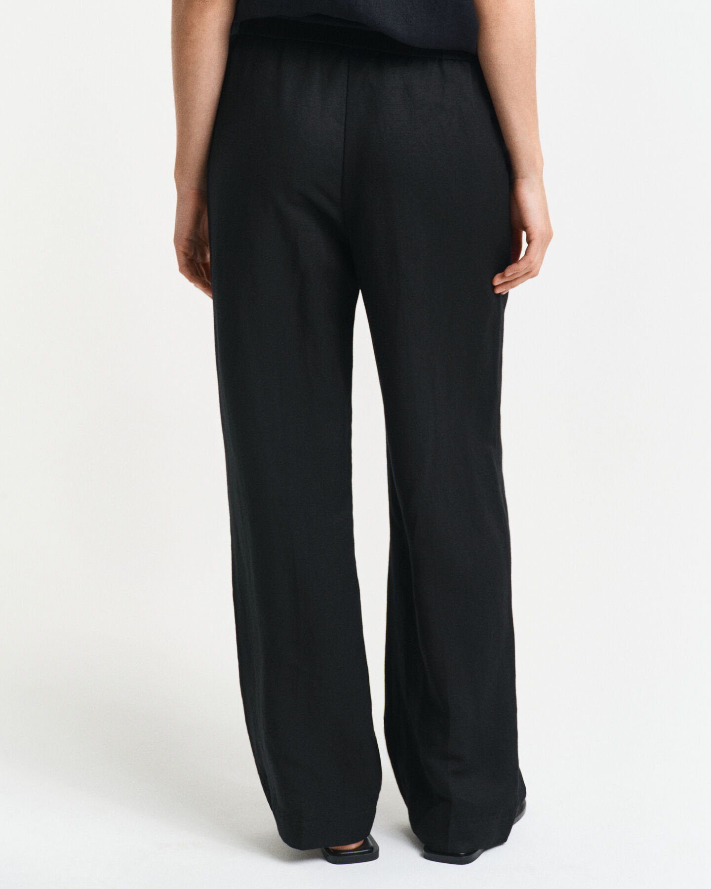 Relaxed Fit Leinenmix Pull-On Hose