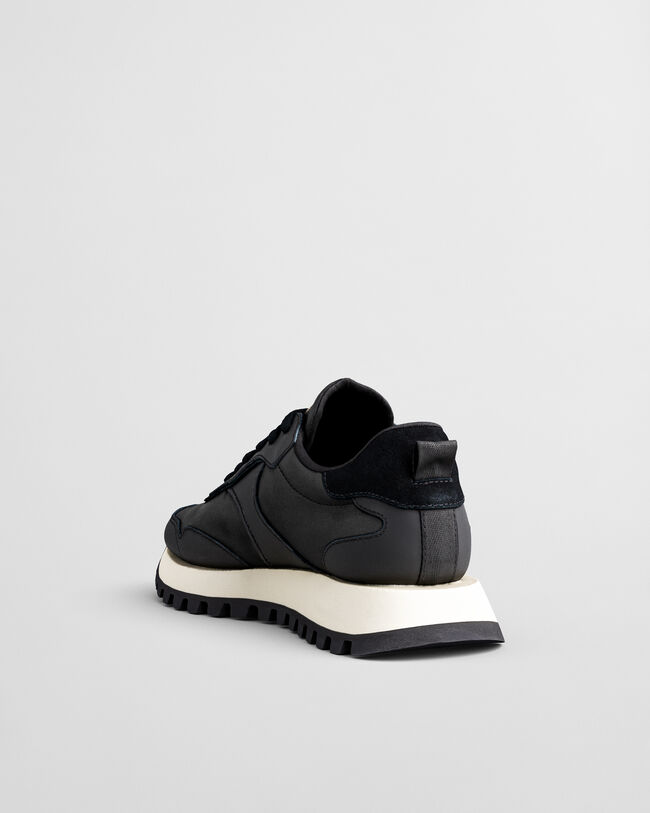 Caffay Sneaker aus Veloursleder und Satin