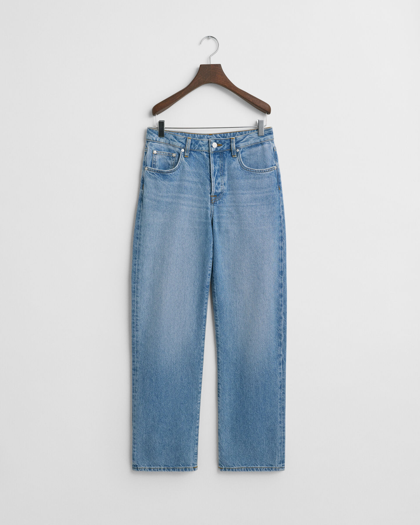 Rigid Jeans mit geradem Bein