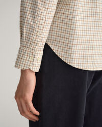 Regular Fit Window Check Twillhemd