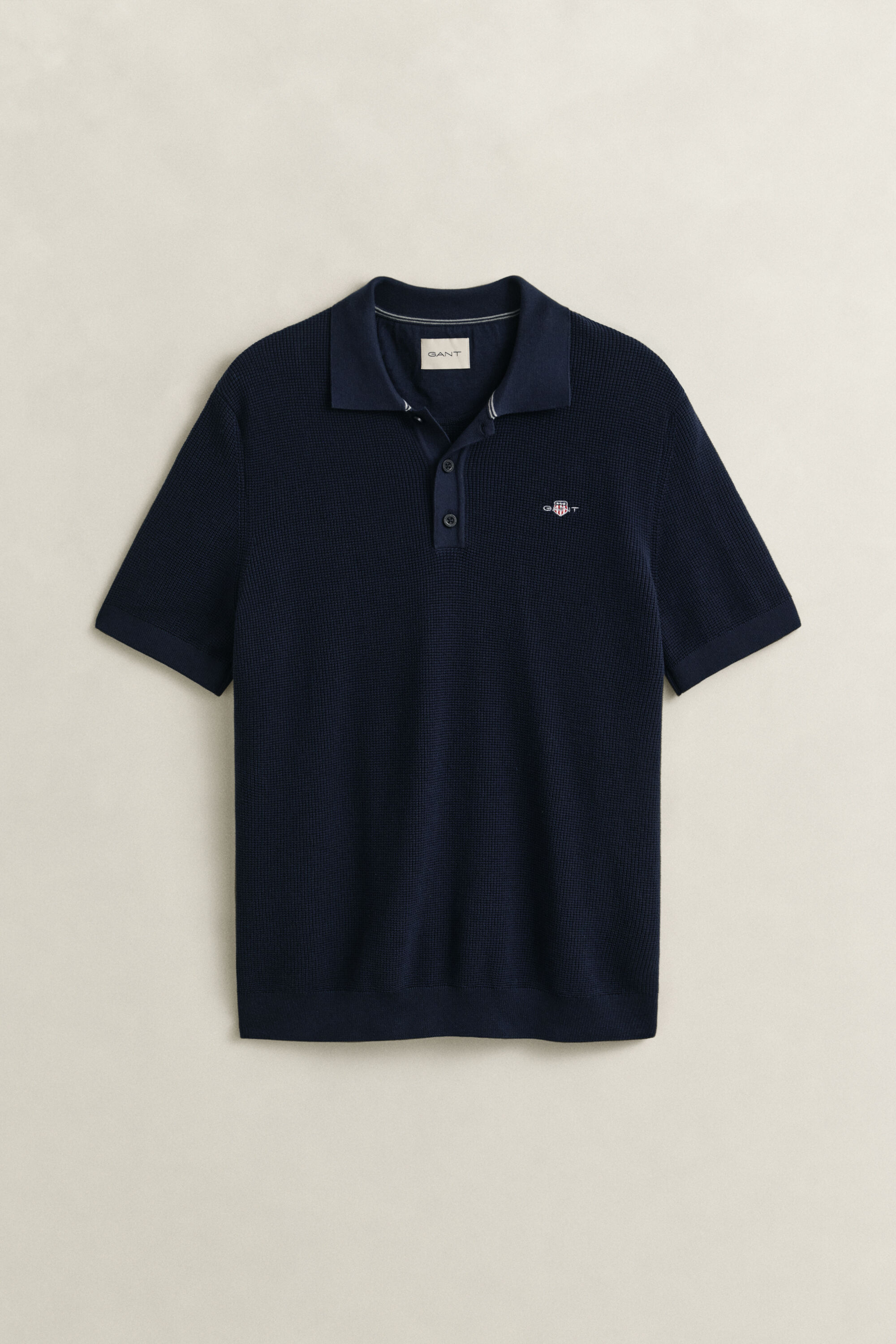 Polo in cotone Textured